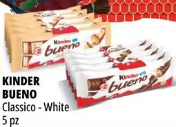 Tigros Kinder bueno Classico - White 5 pz offerta