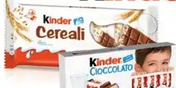 Tigros Kinder ferrero Cioccolato 16 pz Cereali 6 pz offerta
