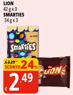 Tigros LION - SMARTIES offerta