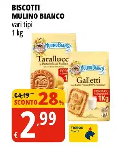 Tigros Biscotti MULINO BIANCO offerta
