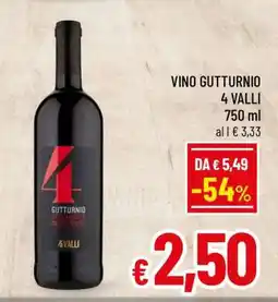 Famila VINO GUTTURNIO 4 VALLI offerta