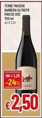 Famila TERRE PASSERI BARBERA OLTREPÒ PAVESE DOC offerta