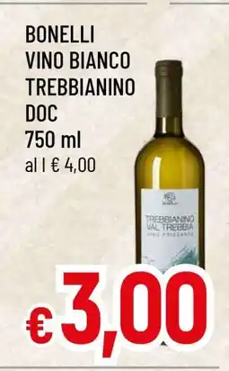Famila BONELLI VINO BIANCO TREBBIANINO DOC offerta
