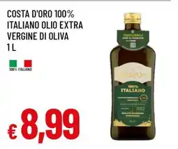 Famila COSTA D'ORO 100% ITALIANO OLIO EXTRA VERGINE DI OLIVA 1 L offerta