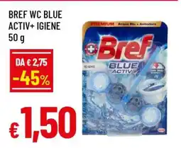 Famila BREF WC BLUE ACTIV+ IGIENE 50 g offerta