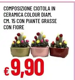 Famila Composizione ciotola in ceramica offerta
