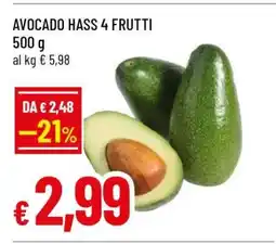 Famila AVOCADO HASS 4 FRUTTI offerta