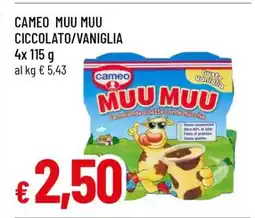 Famila CAMEO MUU MUU CICCOLATO/VANIGLIA offerta