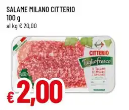 Famila Salame Milano CITTERIO offerta