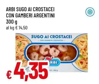 Famila ARBI Sugo ai Crostacei con Gamberi Argentini offerta