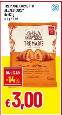 Famila TRE MARIE CORNETTO ALL'ALBICOCCA offerta