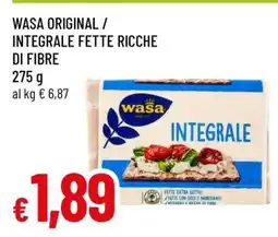 Famila WASA ORIGINAL / INTEGRALE FETTE RICCHE DI FIBRE offerta