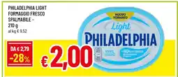 Famila PHILADELPHIA LIGHT FORMAGGIO FRESCO SPALMABILE offerta