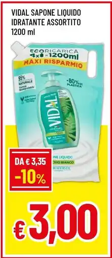 Famila VIDAL SAPONE LIQUIDO IDRATANTE ASSORTITO offerta