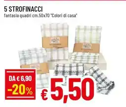 Famila 5 Strofinacci offerta