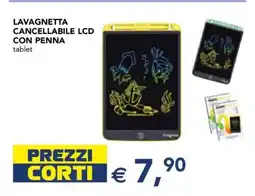 Esselunga LAVAGNETTA CANCELLABILE LCD CON PENNA offerta