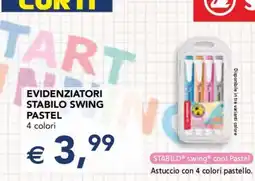 Esselunga Evidenziatori Stabilo Swing Pastel offerta