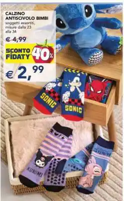 Esselunga CALZINO ANTISCIVOLO BIMBI offerta