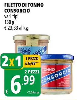 Tigros Filetto di tonno CONSORCIO offerta