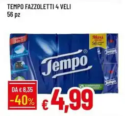 Galassia Tempo fazzoletti 4 veli offerta