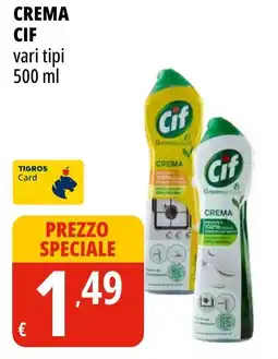 Tigros Crema CIF offerta
