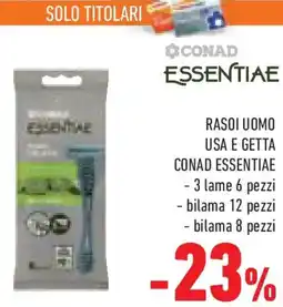 Conad Superstore Rasoi uomo usa e getta CONAD ESSENTIAE offerta