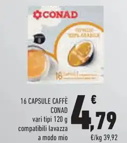Conad Superstore 16 capsule caffè CONAD offerta