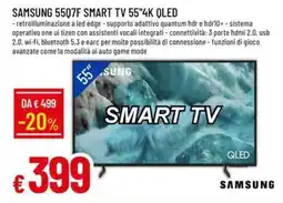 Galassia SAMSUNG 55Q7F SMART TV 55"4K QLED offerta