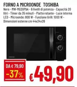Galassia Forno a microonde toshiba offerta