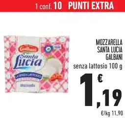Conad Superstore Mozzarella santa lucia GALBANI offerta
