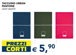 Esselunga Taccuino urban pantone offerta