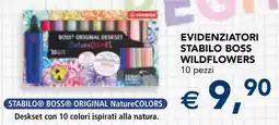 Esselunga Evidenziatori stabilo boss wildflowers offerta