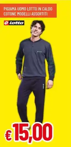 Galassia Pigiama uomo lotto in caldo cotone modelli assortiti offerta