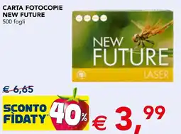 Esselunga Carta fotocopie new future offerta