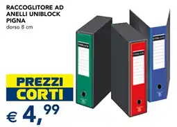 Esselunga Raccoglitore ad anelli uniblock pigna offerta