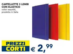 Esselunga Cartellette 3 lembi con elastico offerta