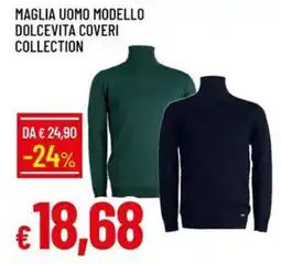 Galassia Maglia uomo modello dolcevita coveri collection offerta