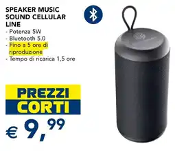 Esselunga Speaker music sound cellular LINE offerta