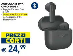 Esselunga Auricolari twx oppo BUDS3 offerta