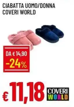 Galassia Ciabatta uomo/donna coveri world offerta