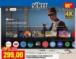Risparmio Casa SELECO GOOGLE TV 55" UHD QLED 4K TV5524QHDSMARTGOOGLE offerta