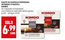 Panorama Caffè in capsule espresso intenso o napoli KIMBO offerta