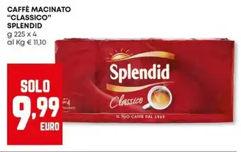 Panorama Caffè macinato "classico" SPLENDID offerta