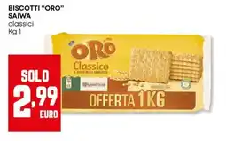 Panorama Biscotti "oro" SAIWA offerta