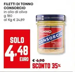 Panorama Filetti di tonno CONSORCIO offerta