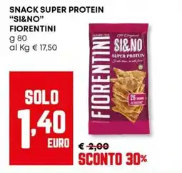 Panorama Snack super protein "si&no" FIORENTINI offerta