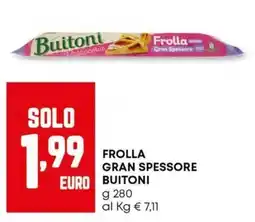 Panorama Frolla gran spessore BUITONI offerta