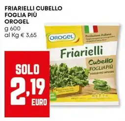Panorama Friarielli cubello foglia più OROGEL offerta