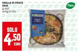 Panorama Paella di pesce PAM offerta