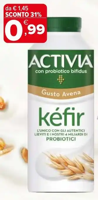 ACTIVIA con probiotico bifidus Gusto Avena KEFIR